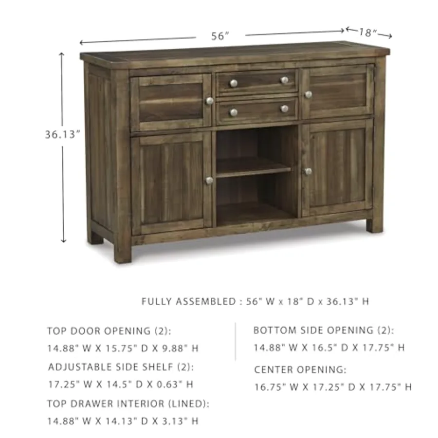 Dining Server Buffet Cabinet view 3
