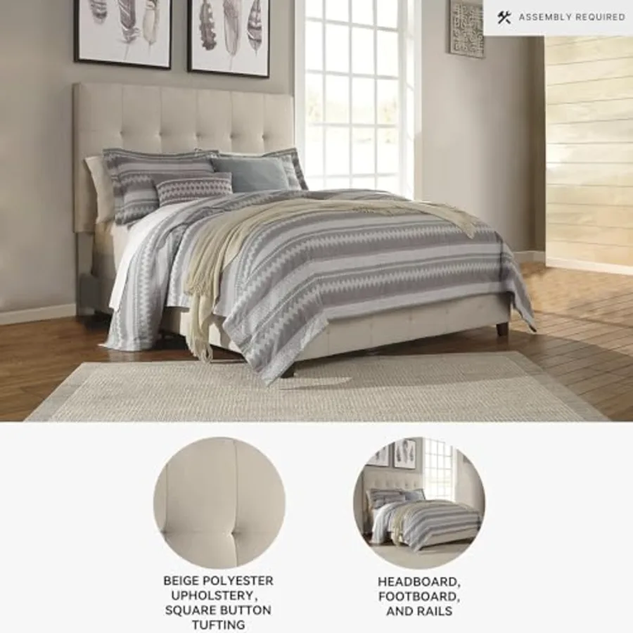 Dolante Queen Upholstered Bed Frame view 4