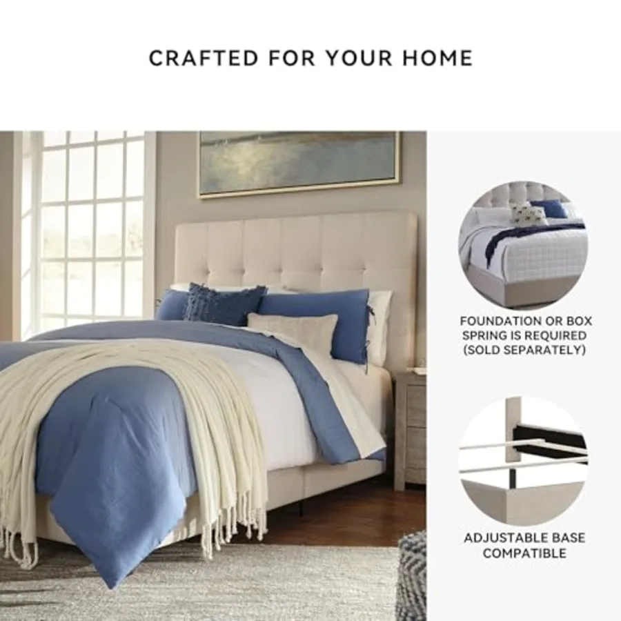 Dolante Queen Upholstered Bed Frame view 5