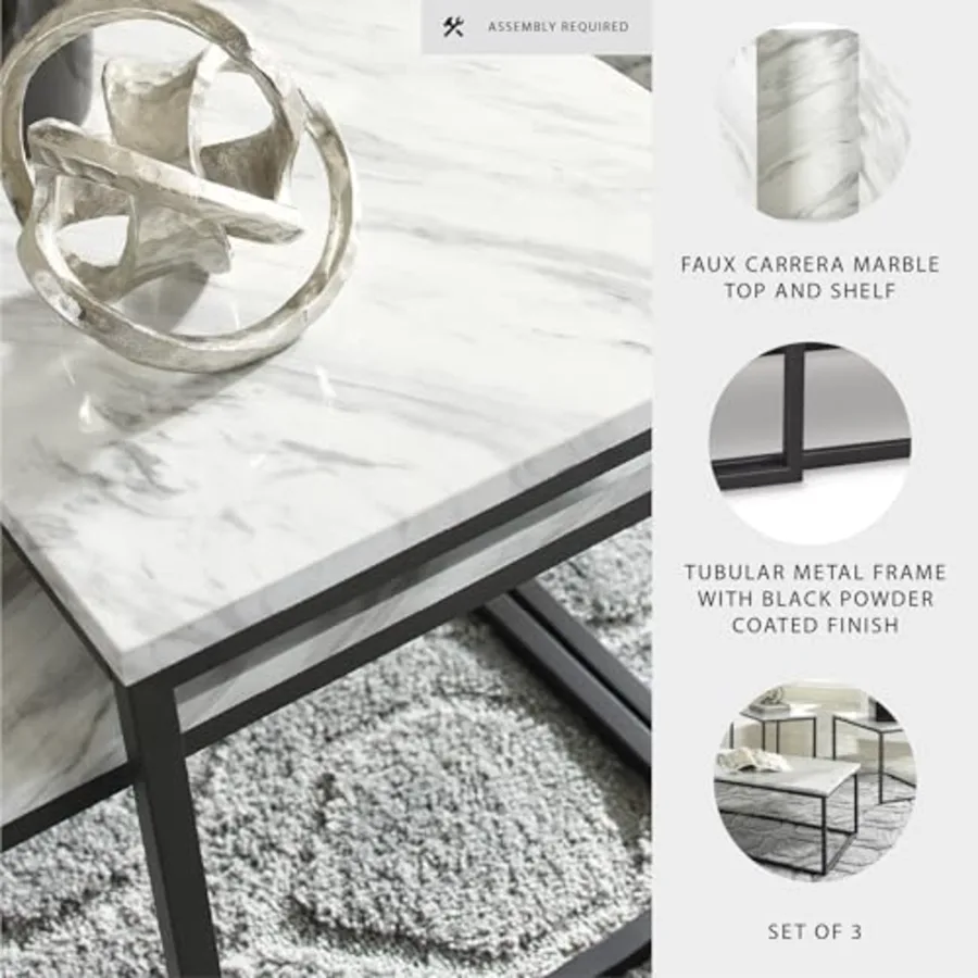 Donnesta 3 Piece Nesting Coffee Table Set view 4