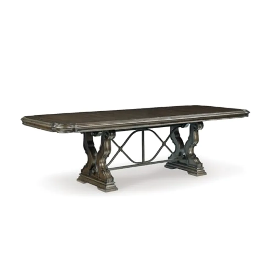 Double Pedestal Dining Table