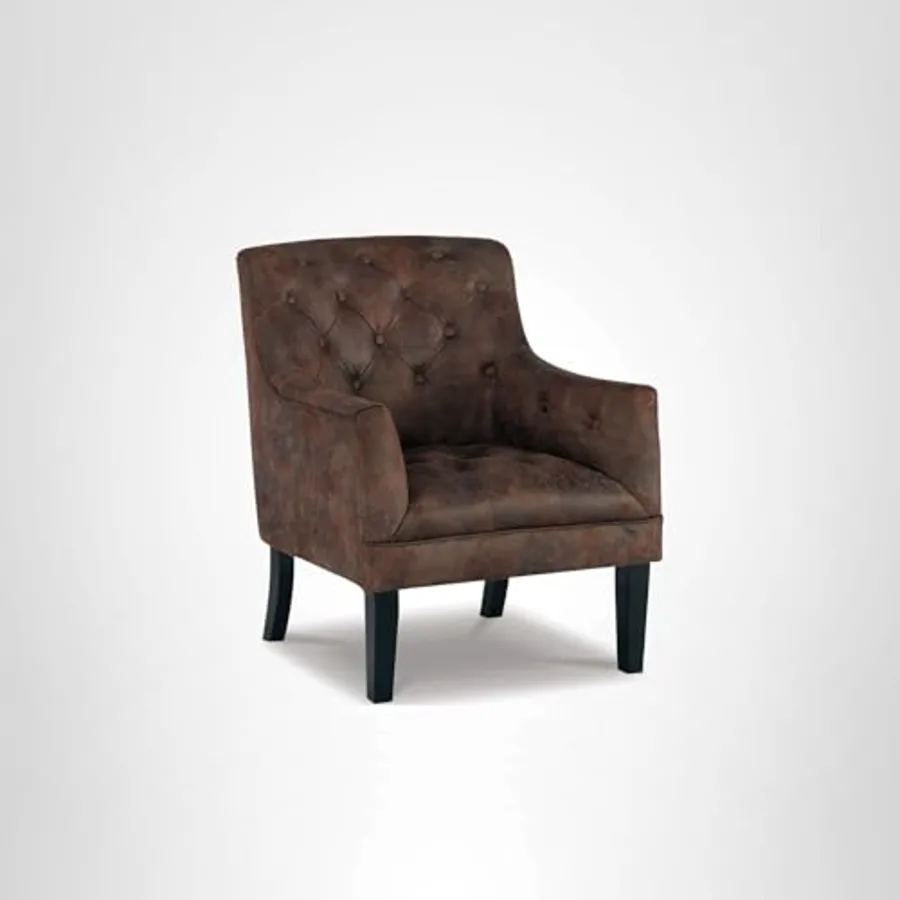 Drakelle Traditional Accent Chair with Diamond Button Tufting view 5