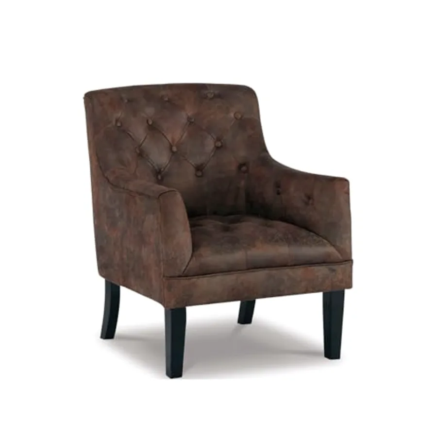 Drakelle Traditional Accent Chair with Diamond Button Tufting