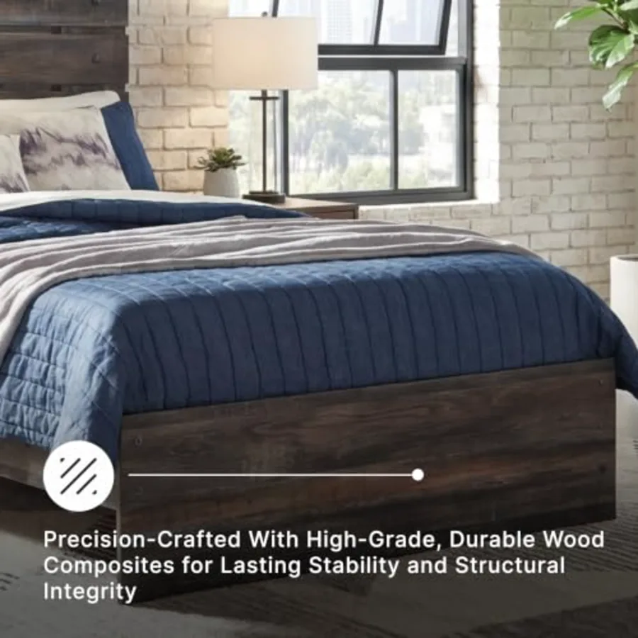 Drystan Twin Panel Bed with Light view 4