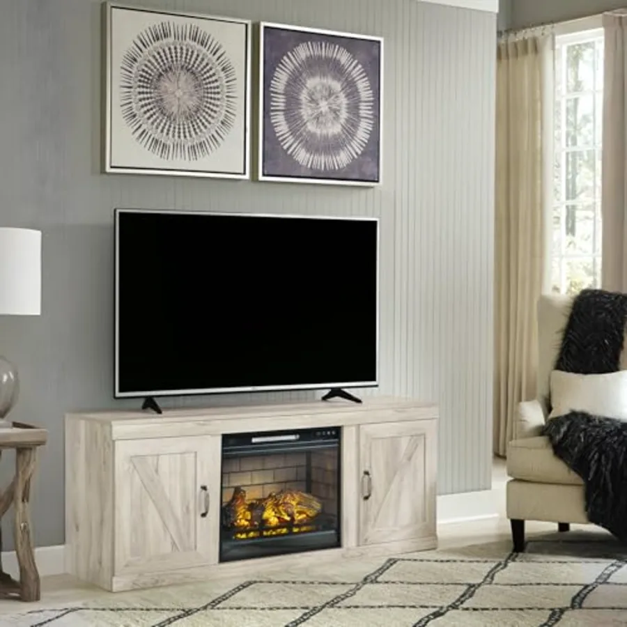 Electric Fireplace TV Stand view 2