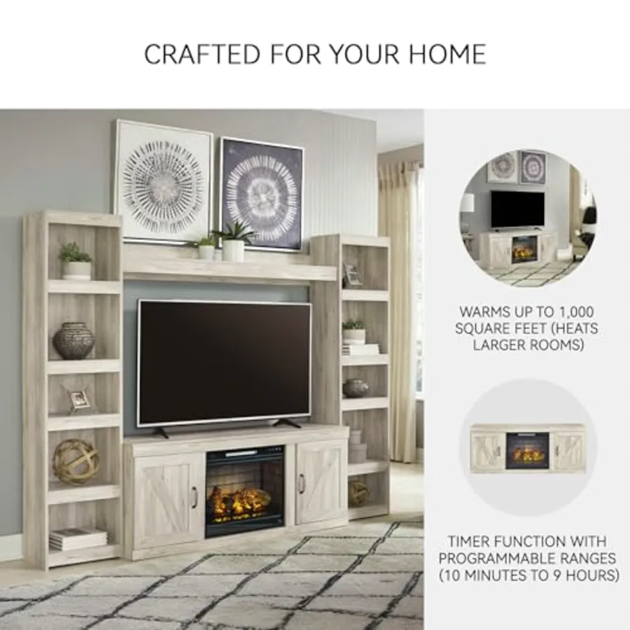 Electric Fireplace TV Stand view 4