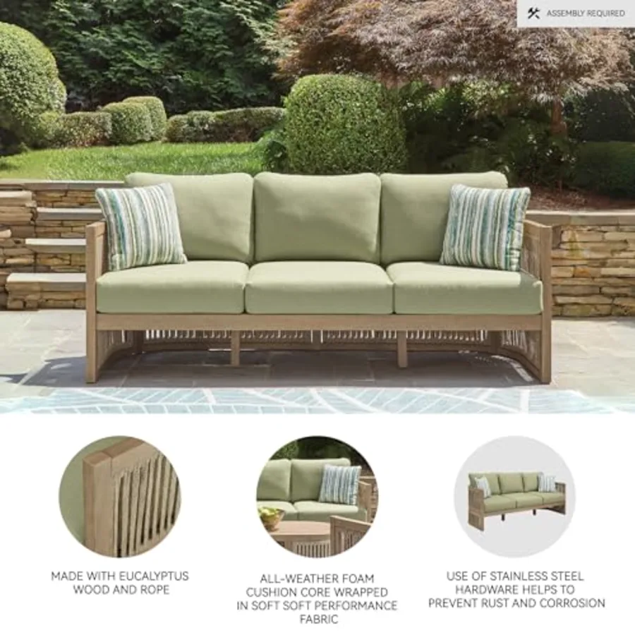 Eucalyptus Outdoor Sofa view 4