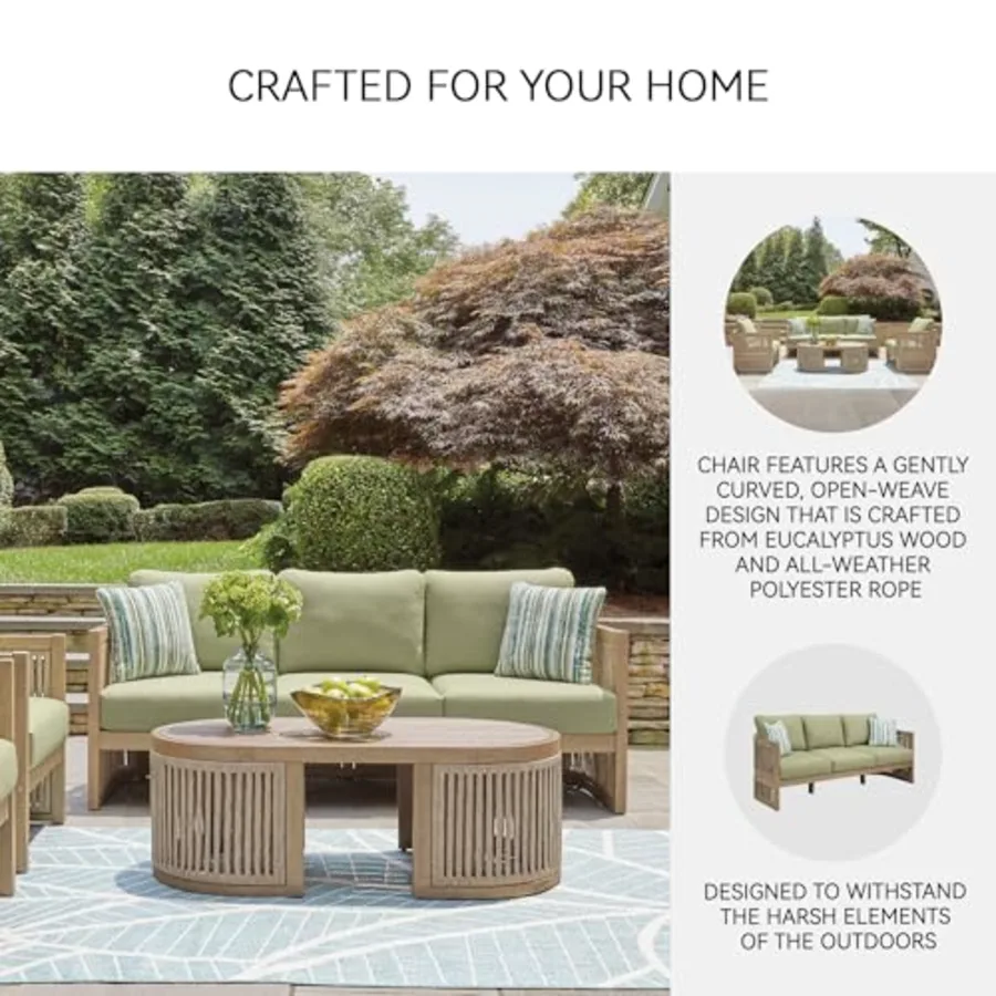 Eucalyptus Outdoor Sofa view 5