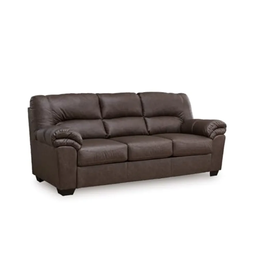 Faux Leather Living Room Sofa