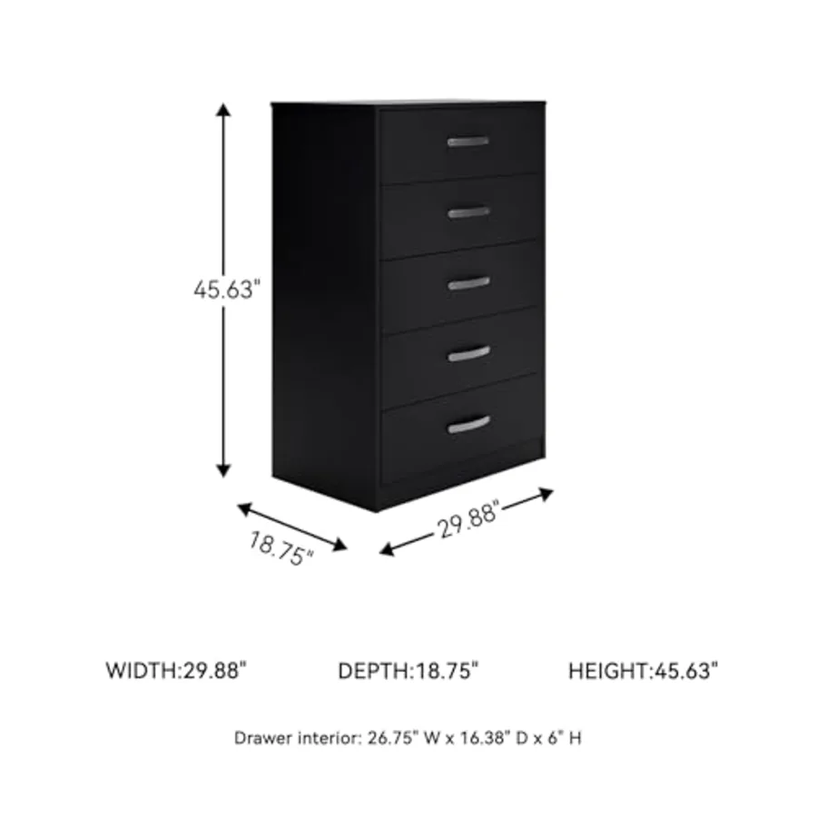 Finch 5 Drawer Chest of Drawers view 3