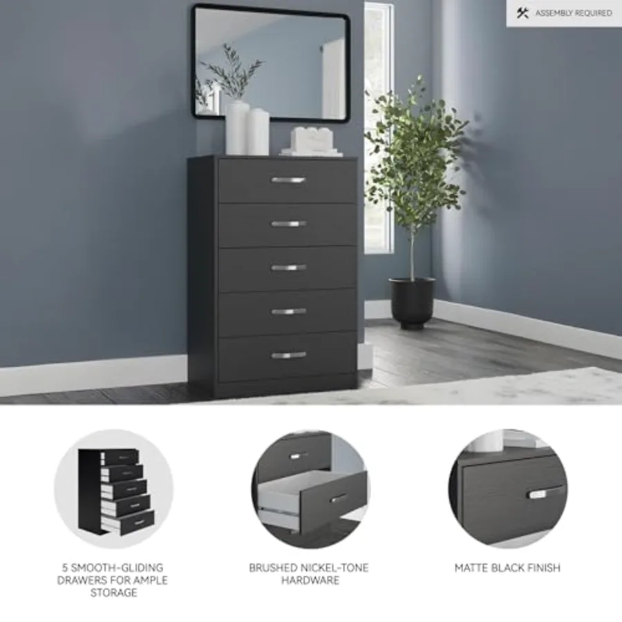 Finch 5 Drawer Chest of Drawers view 4