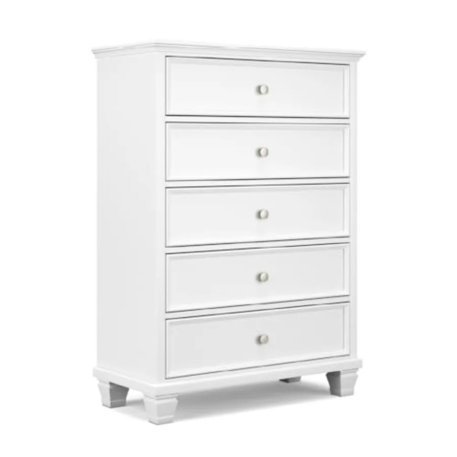 Fortman Casual 5 Drawer Chest for Bedroom
