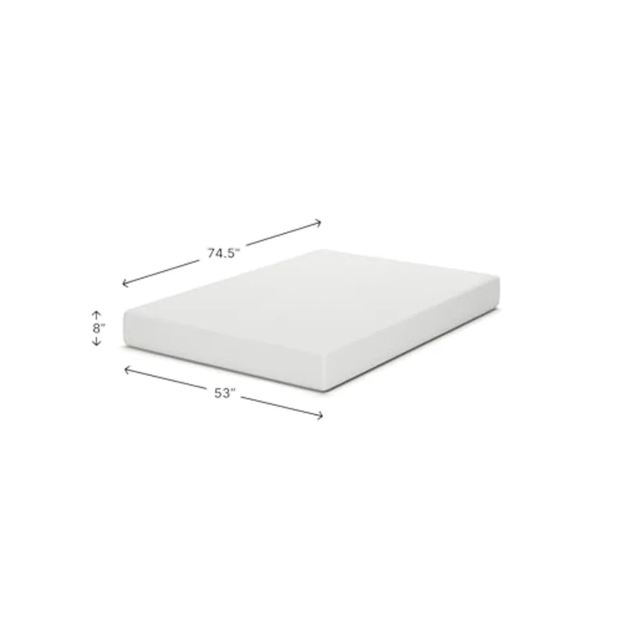 Full Size Chime 8 Inch Medium Firm Gel Memory Foam Mattress view 2