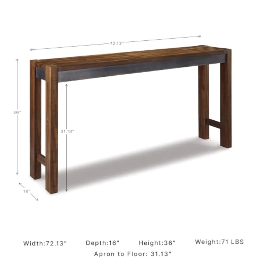 Furniture Torjin Long Counter Height Table view 3
