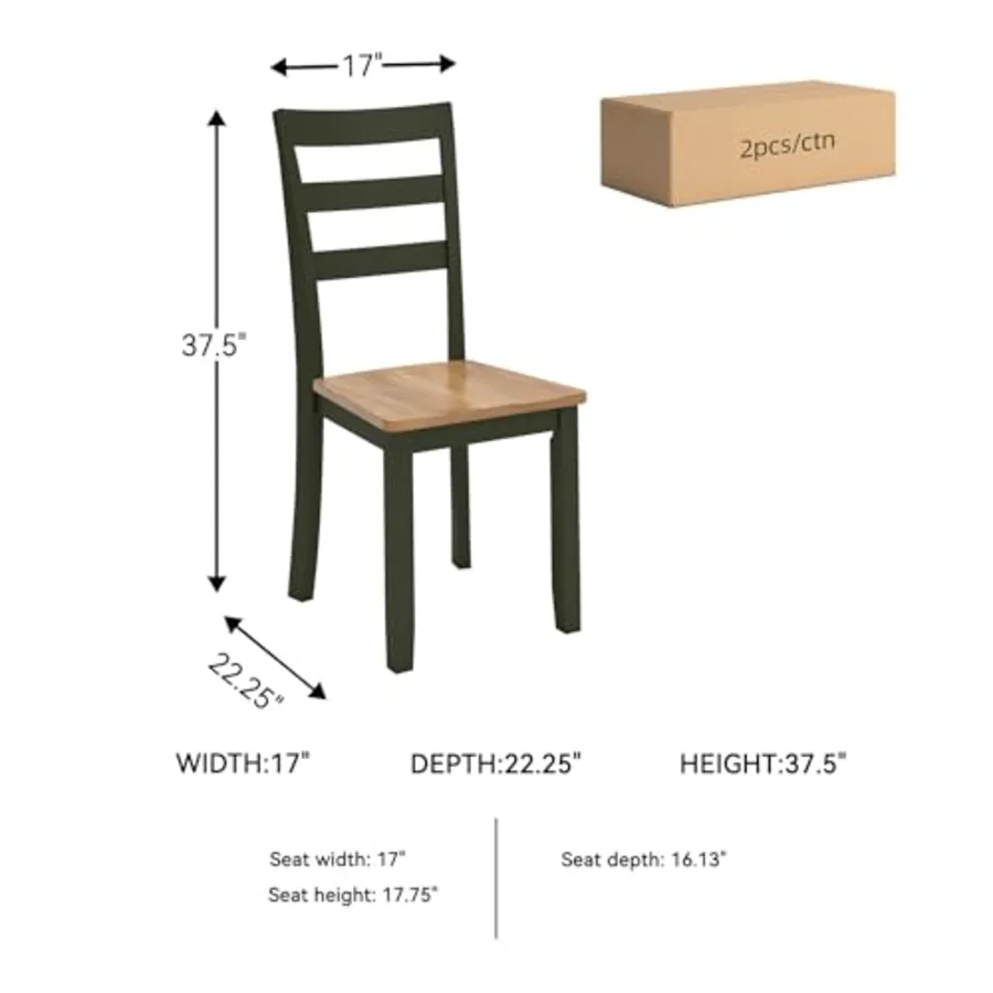 Gesthaven Green Dining Chairs Set of 2 view 3