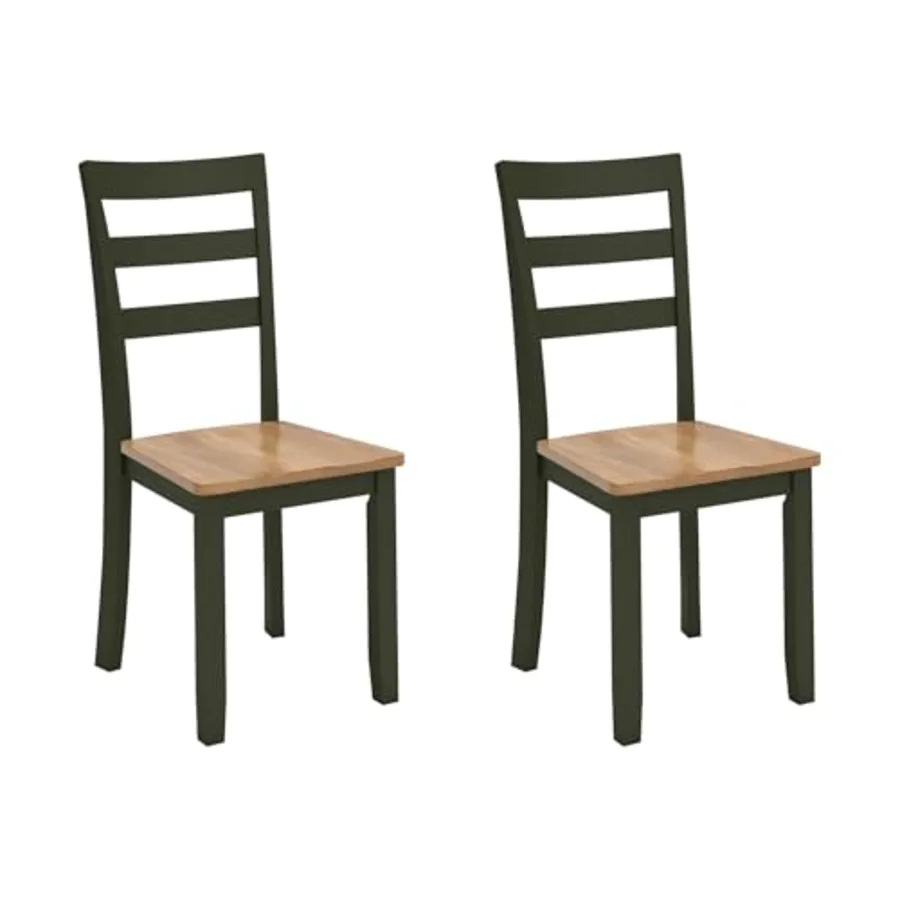 Gesthaven Green Dining Chairs Set of 2