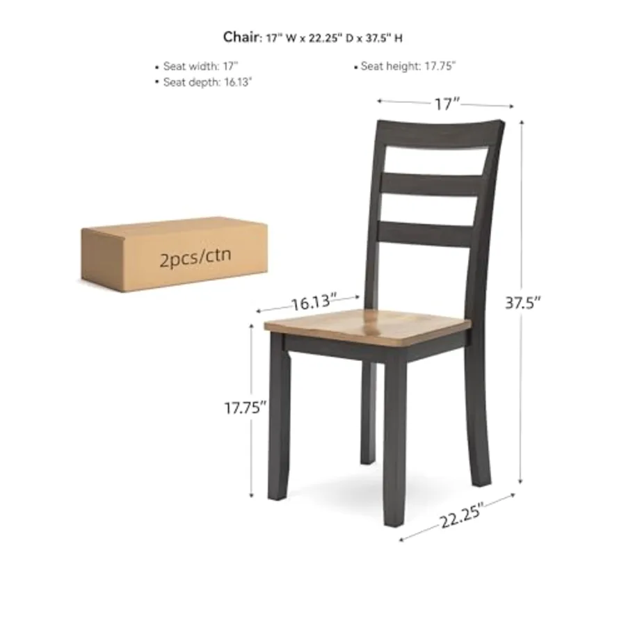 Gesthaven Solid Wood Dining Chairs view 3
