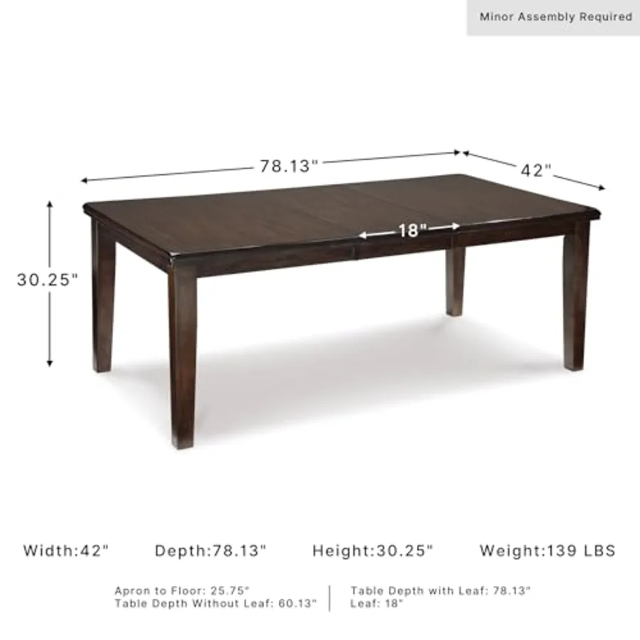 Haddigan Dining Room Extension Table view 3