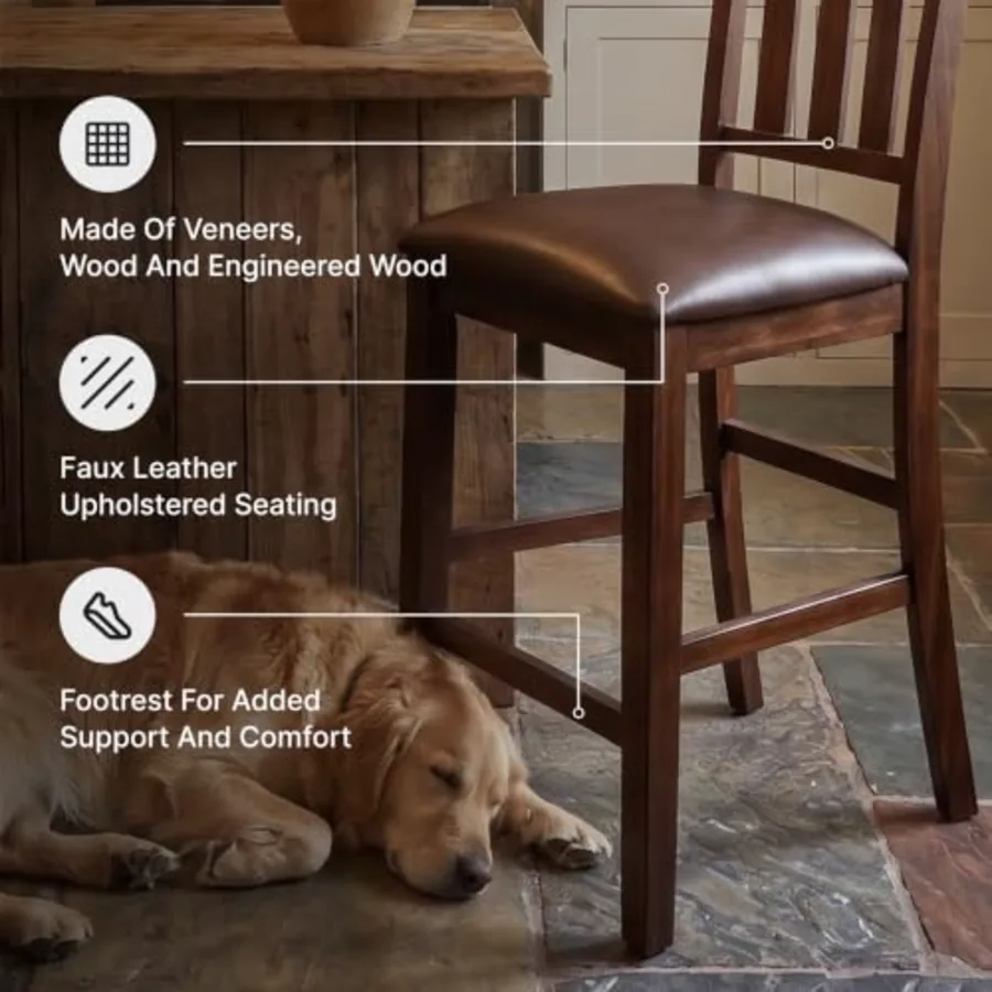 Haddigan Upholstered Barstool view 5