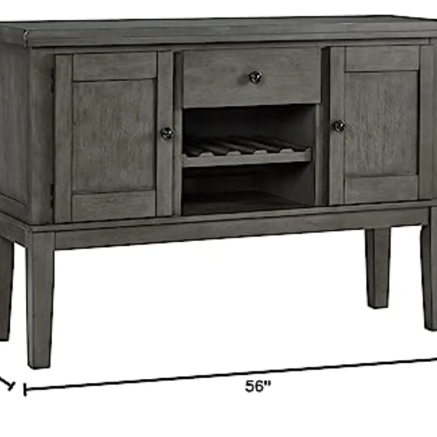 Hallanden Dining Room Server with Wine Rack view 3