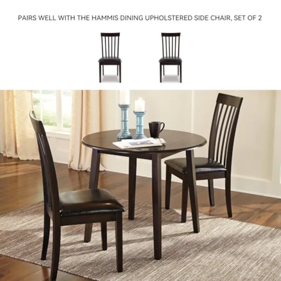 Hammis Round Dining Room Drop Leaf Table view 5