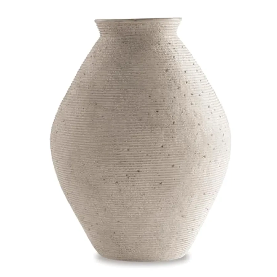 Hannela 17" Modern Distressed Polyresin Vase
