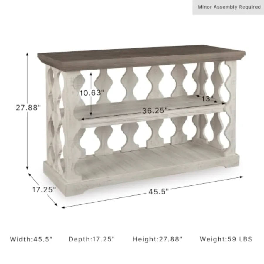 Havalance Farmhouse Console Sofa Table view 3