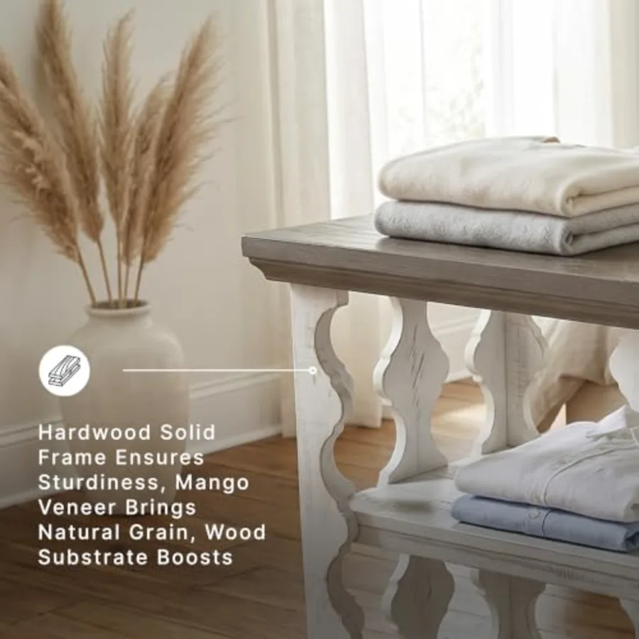 Havalance Farmhouse Console Sofa Table view 4