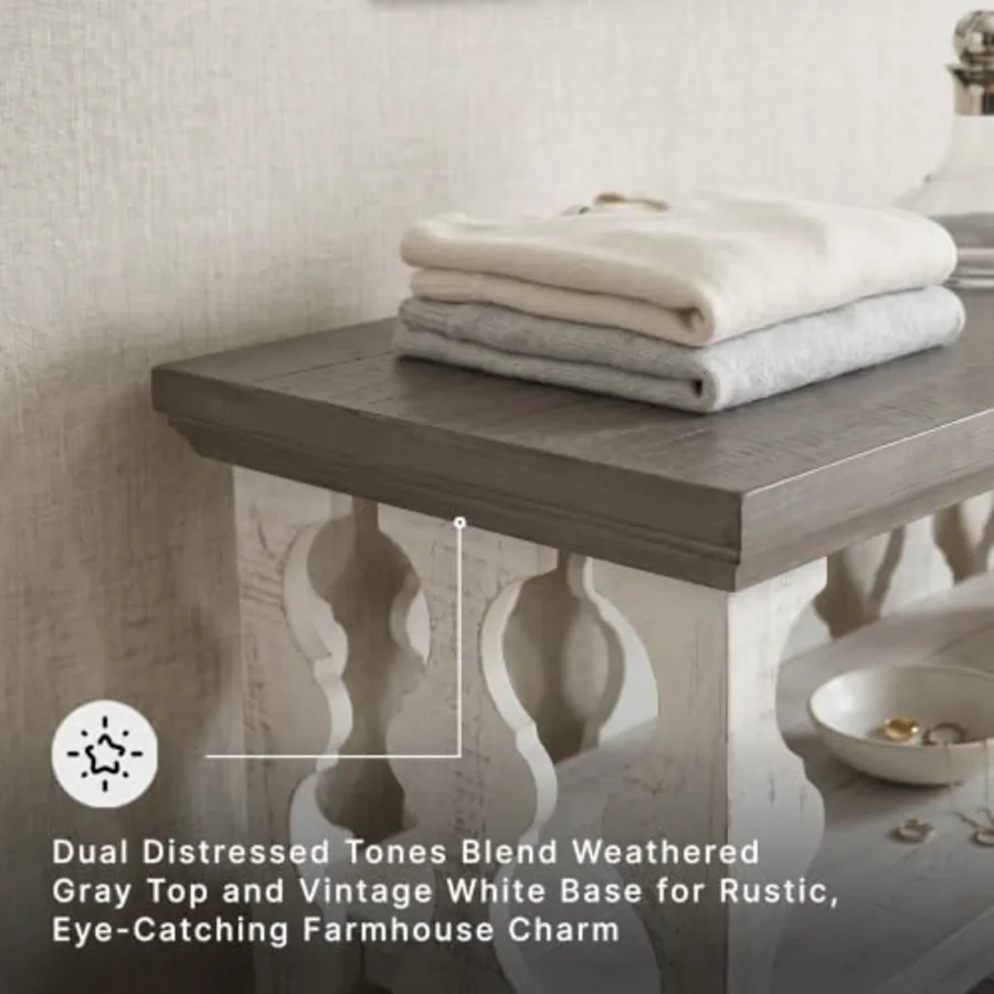 Havalance Farmhouse Console Sofa Table view 5