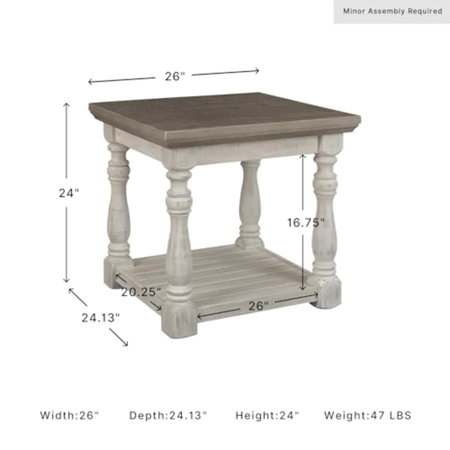 Havalance Farmhouse Rectangular End Table view 3