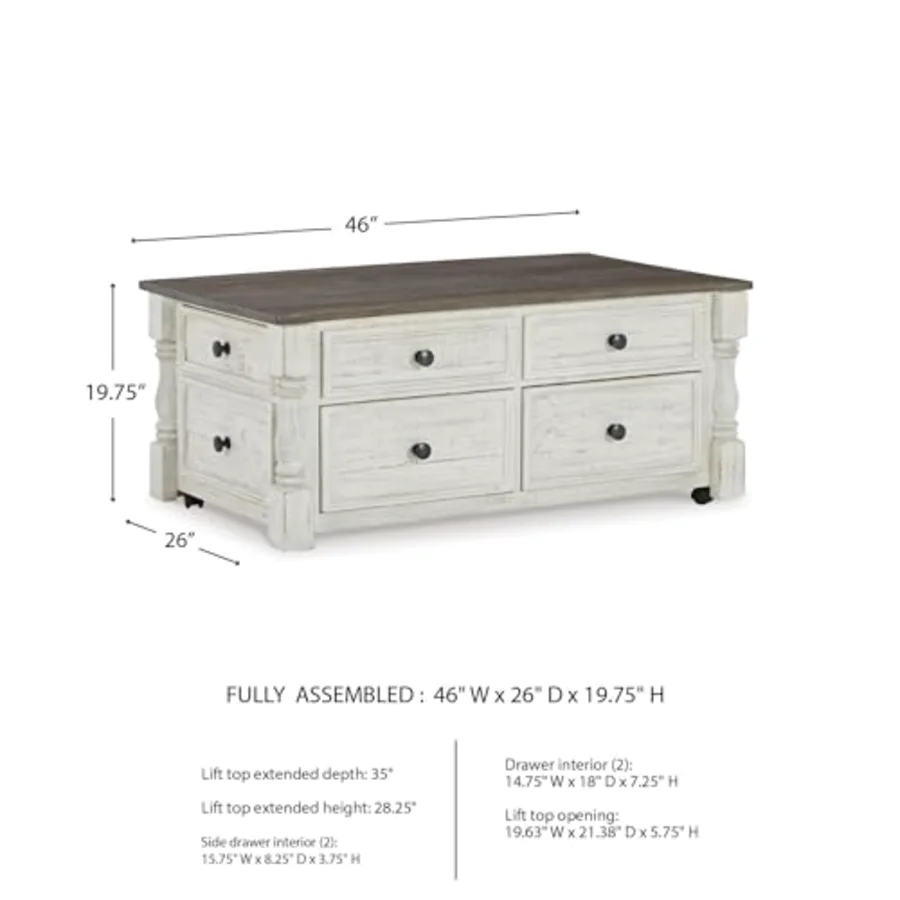 Havalance Lift-Top Coffee Table with Storage view 3