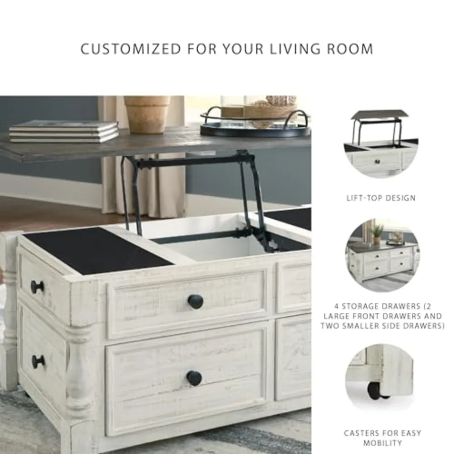 Havalance Lift-Top Coffee Table with Storage view 5