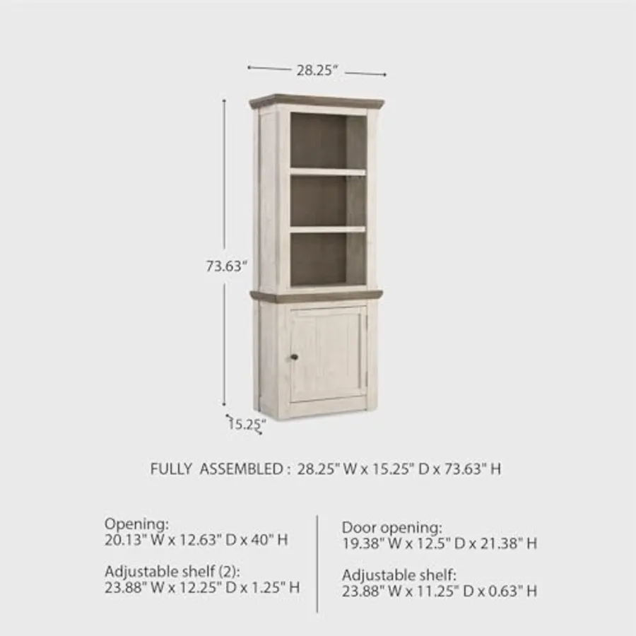 Havalance Modern Farmhouse Right Pier Cabinet view 3