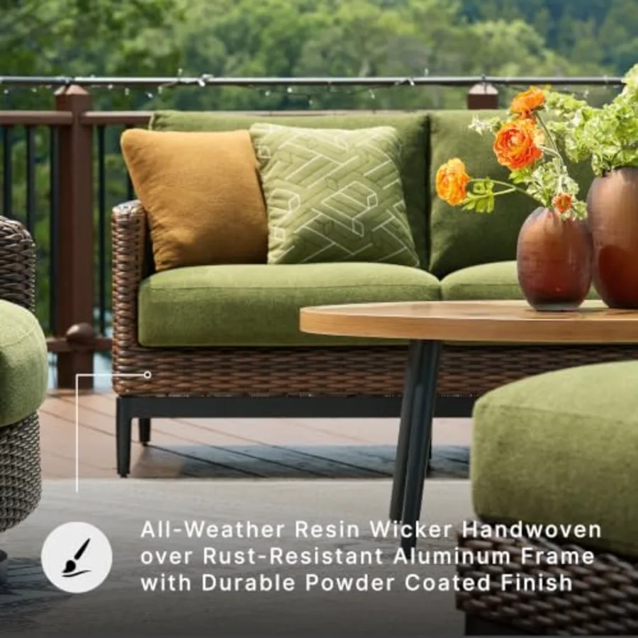 Horizon Hall 1-Piece Outdoor Loveseat view 3