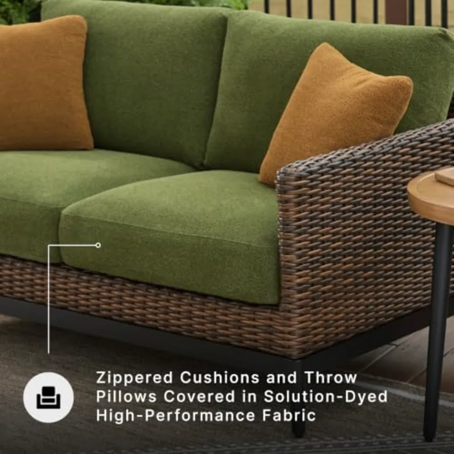 Horizon Hall 1-Piece Outdoor Loveseat view 5