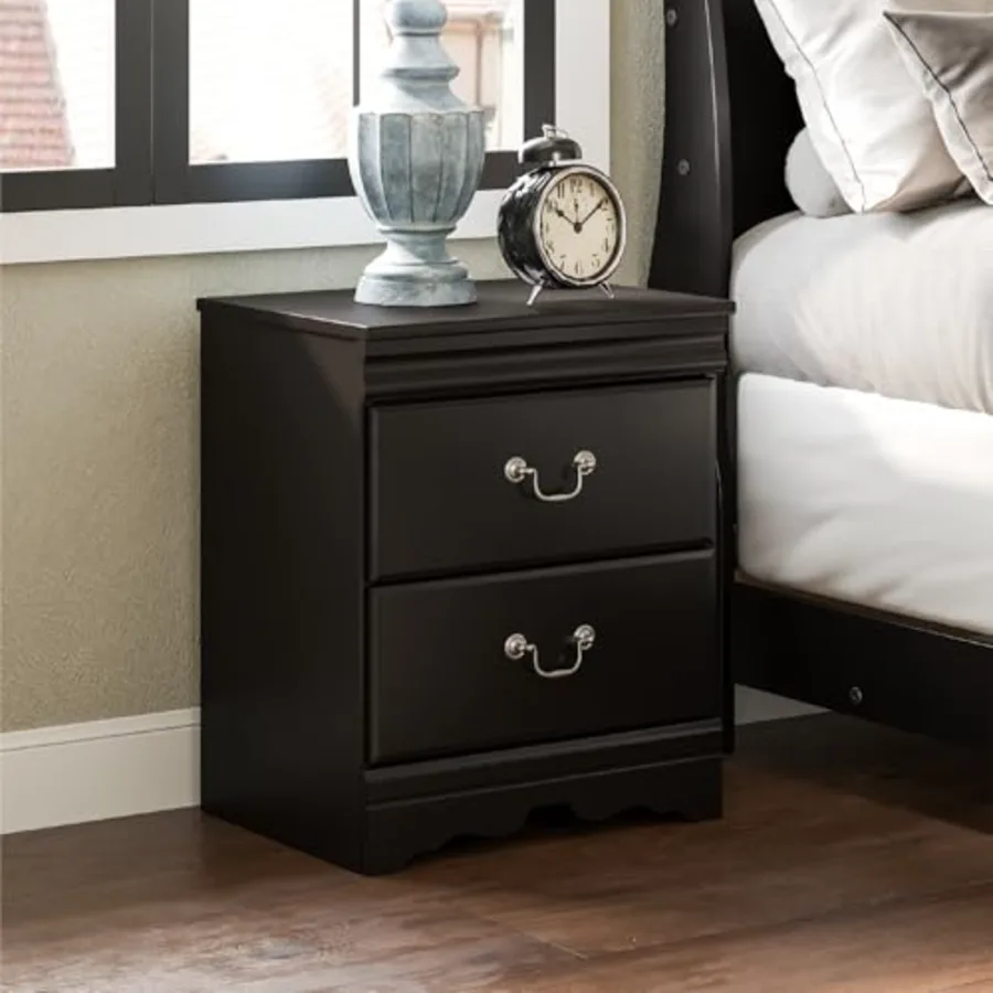 Huey Vineyard Traditional 2 Drawer Nightstand view 2