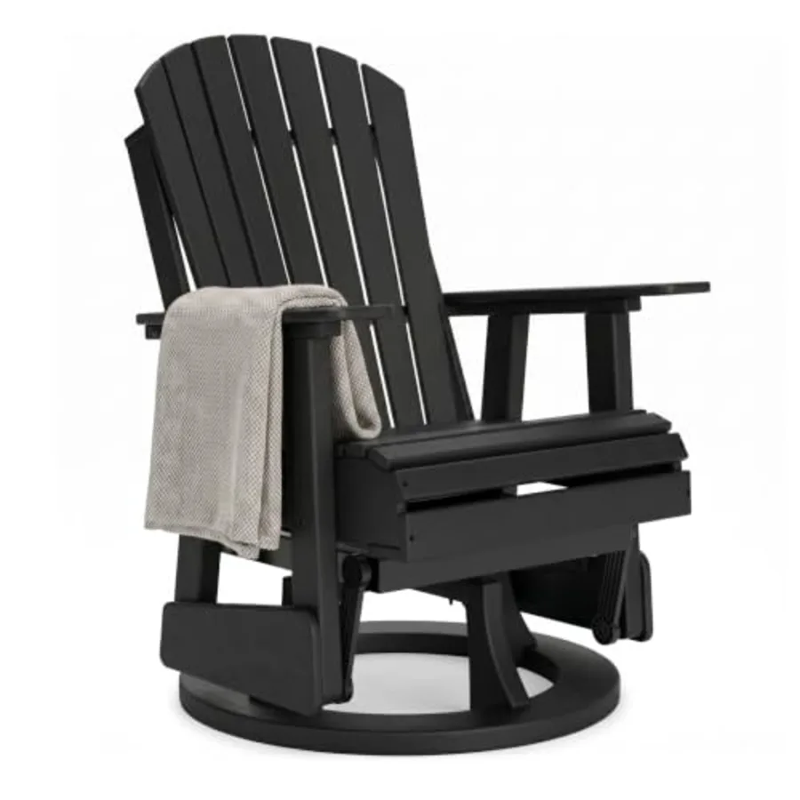 Hyland Wave Modern Outdoor Swivel Glider Chair