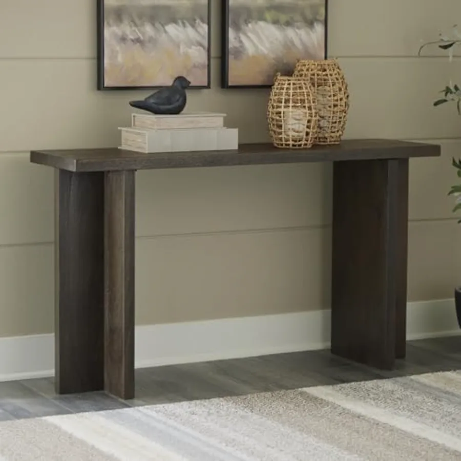 Jalenry Casual Console Sofa Table with “T” Post Legs view 2