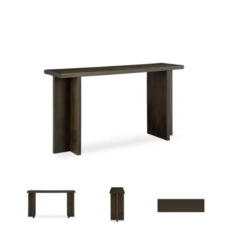 Jalenry Casual Console Sofa Table with “T” Post Legs view 5