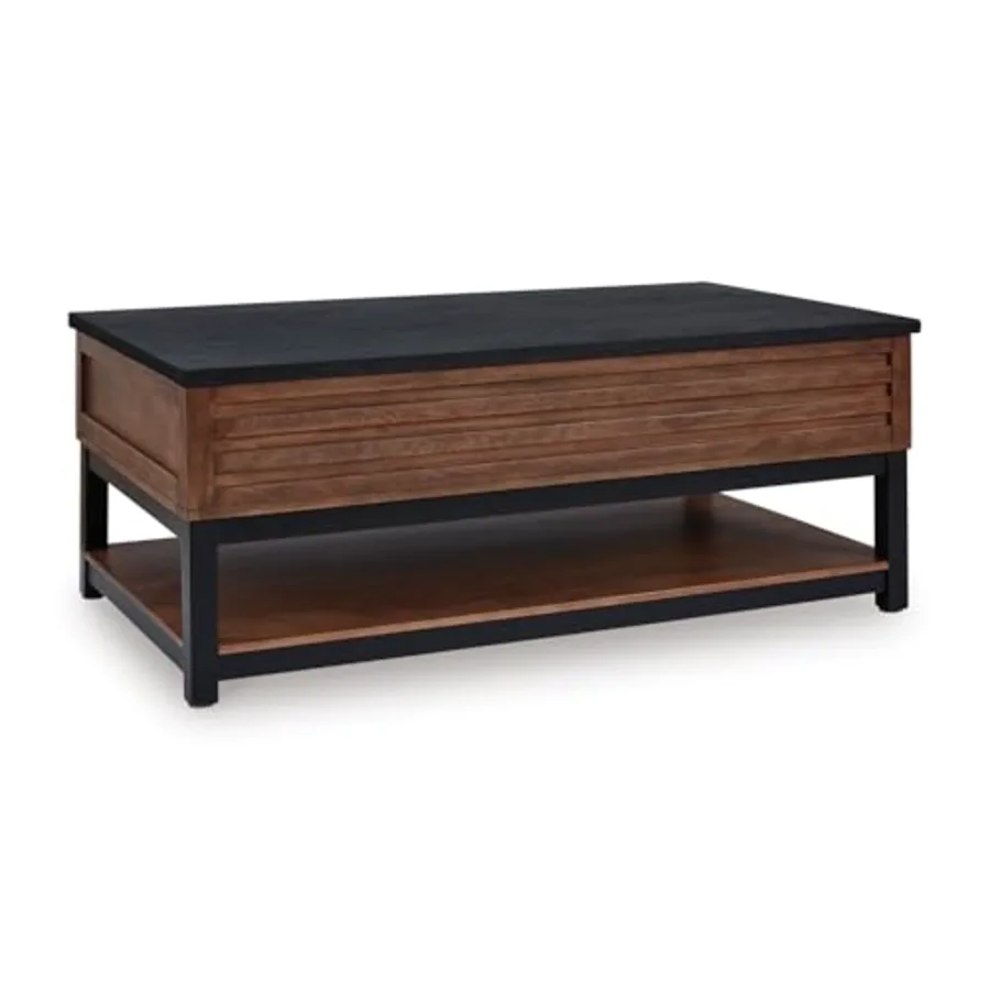 Kallari Wood Lift-Top Coffee Table with Storage