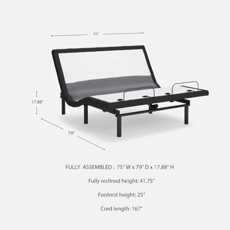 King Adjustable Bed Frame view 3