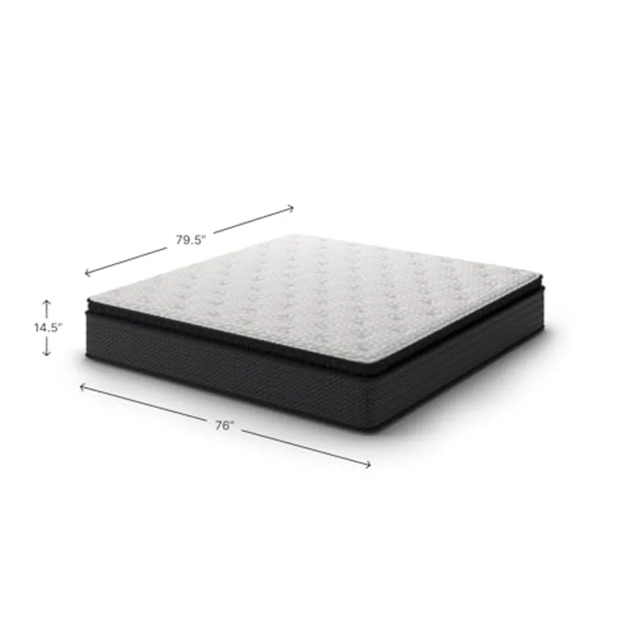 King Pillow Top 13 ' Pillow Top Hybrid Mattress with Gel view 2