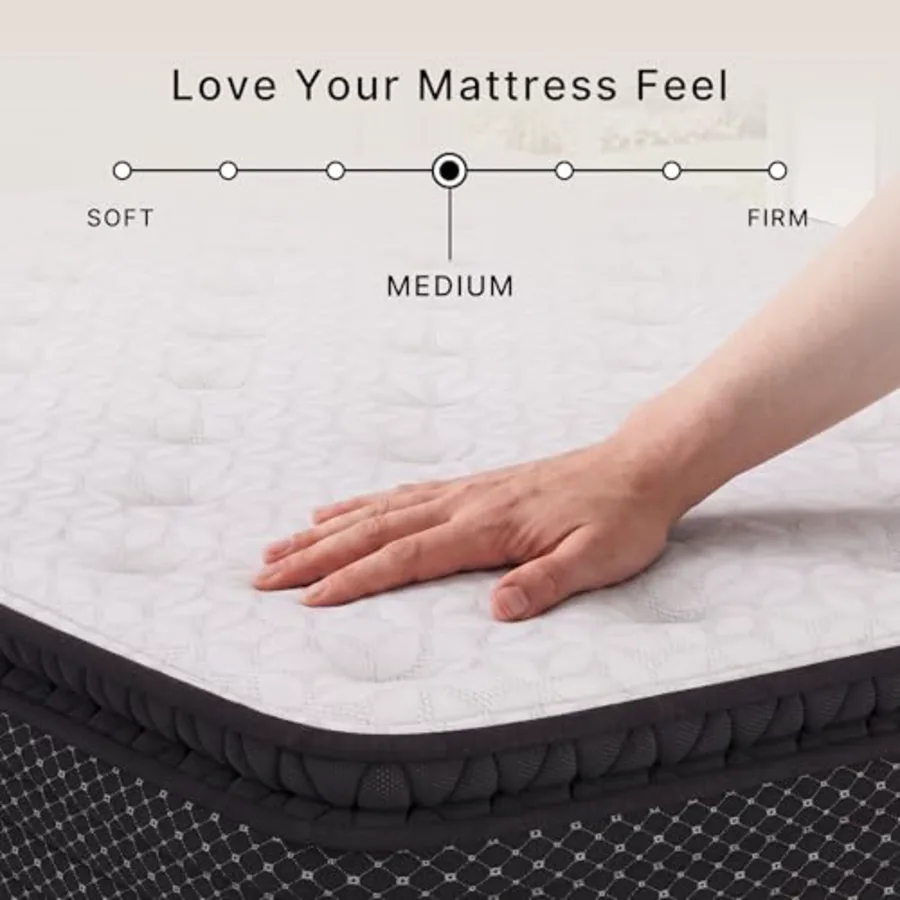 King Pillow Top 13 ' Pillow Top Hybrid Mattress with Gel view 5
