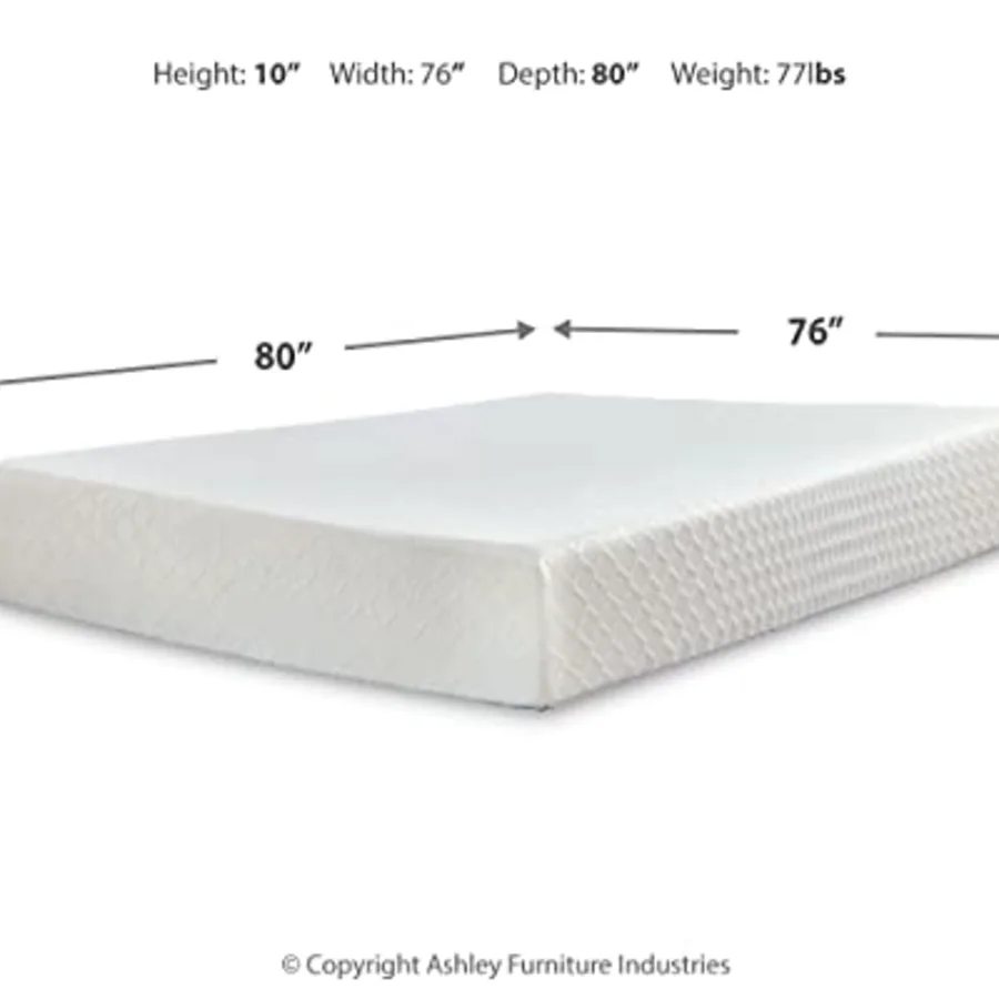 King Size Chime 10 Inch Medium Firm Memory Foam Mattress view 3