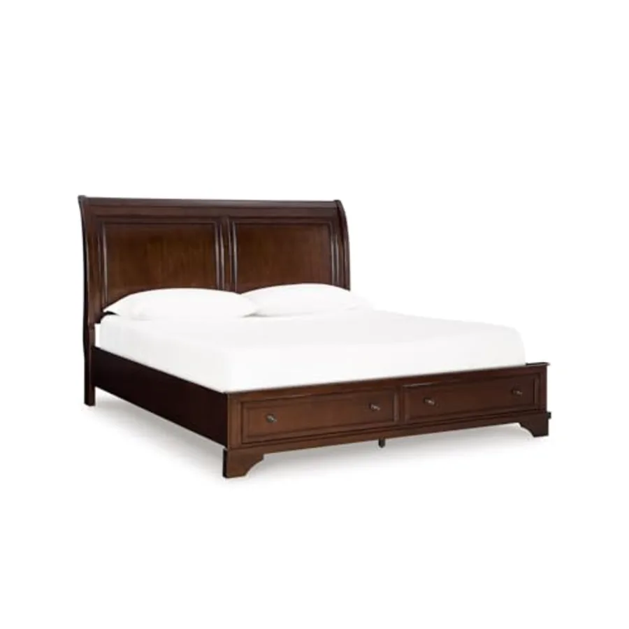 King Sleigh Storage Bed Frame