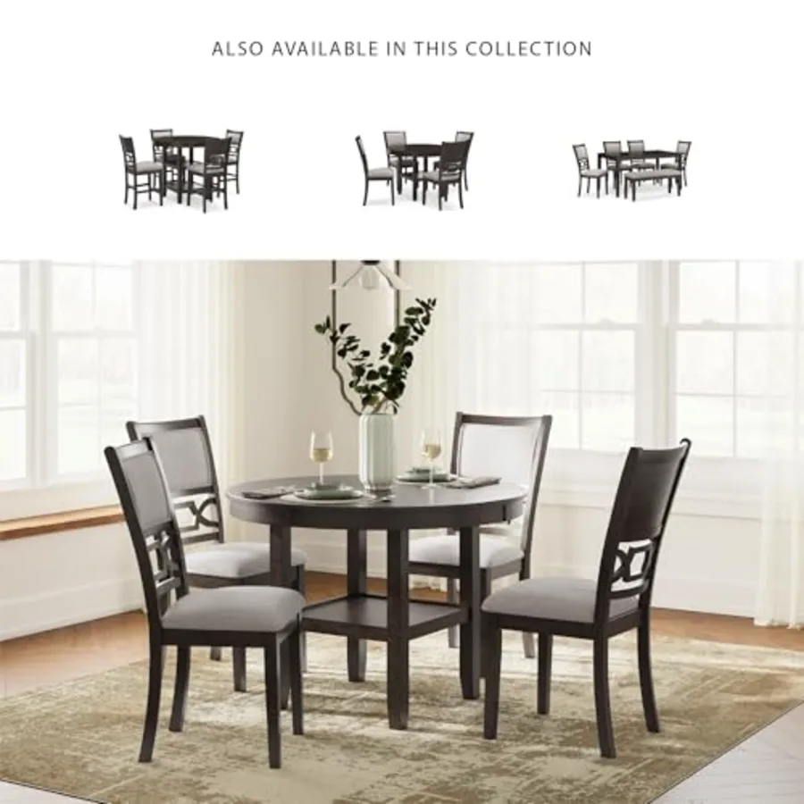 Langwest Transitional 5 Piece Dining Table Set view 5