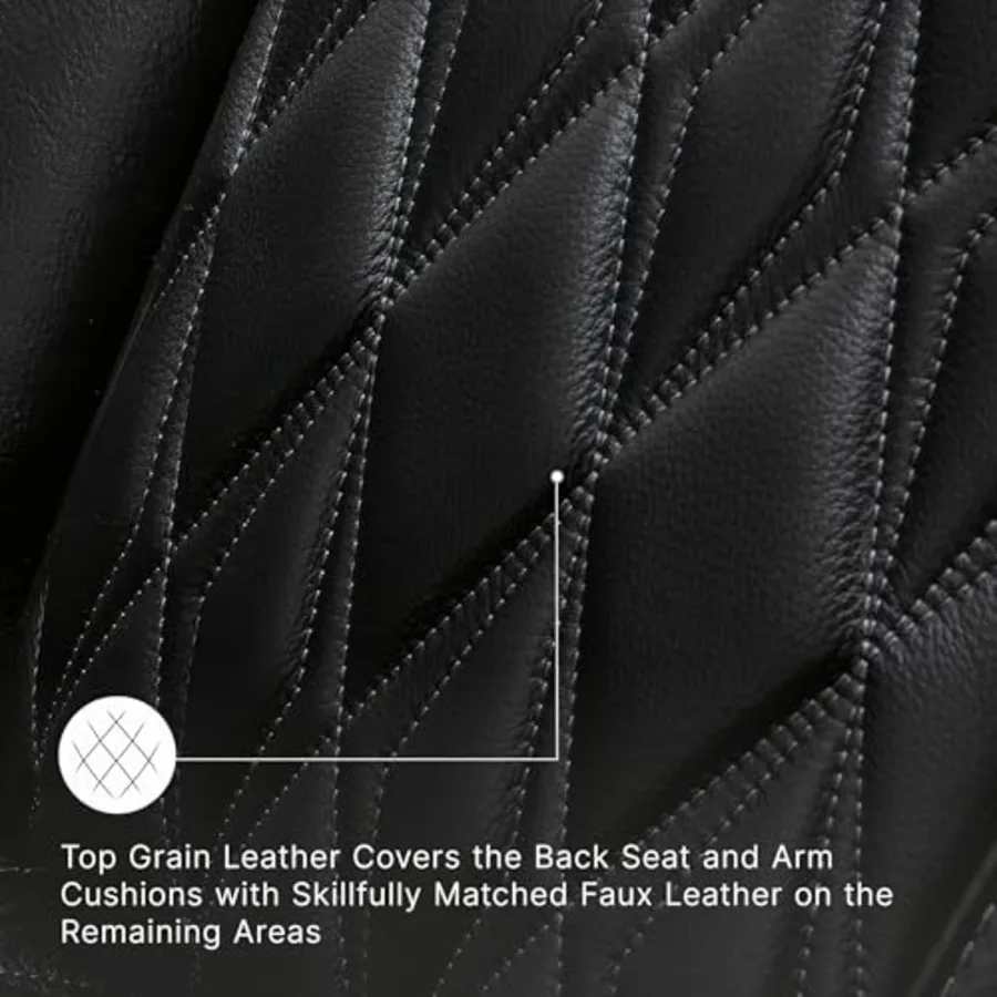 Leather Power Recliner Chair view 5