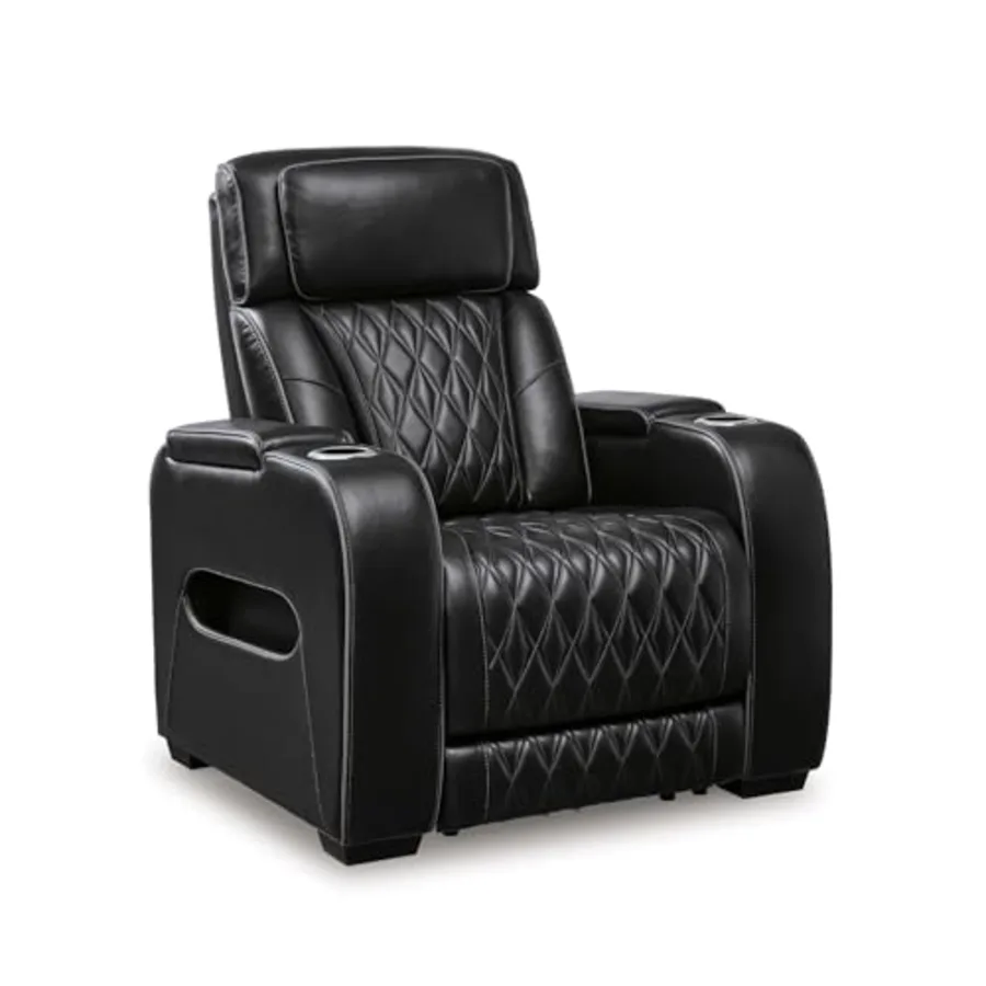 Leather Power Recliner Chair