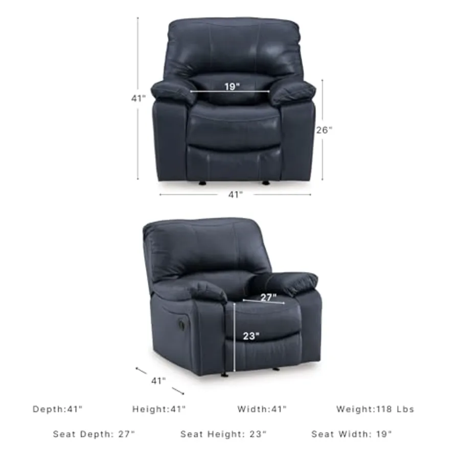 Leesworth Modern Power Rocker Recliner view 3
