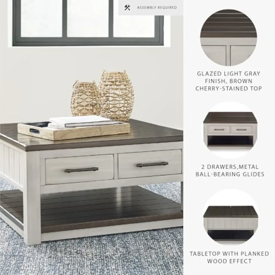 Lift-Top Coffee Table with Storage view 4